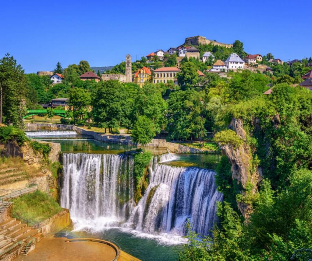 Schöne Städte in Bosnien